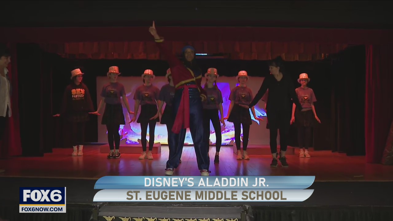 St. Eugene Middle School students perform 'Disney's Aladdin Jr.'