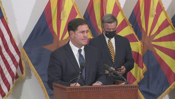 Arizona Gov. Ducey holds news conference on COVID-19 testing