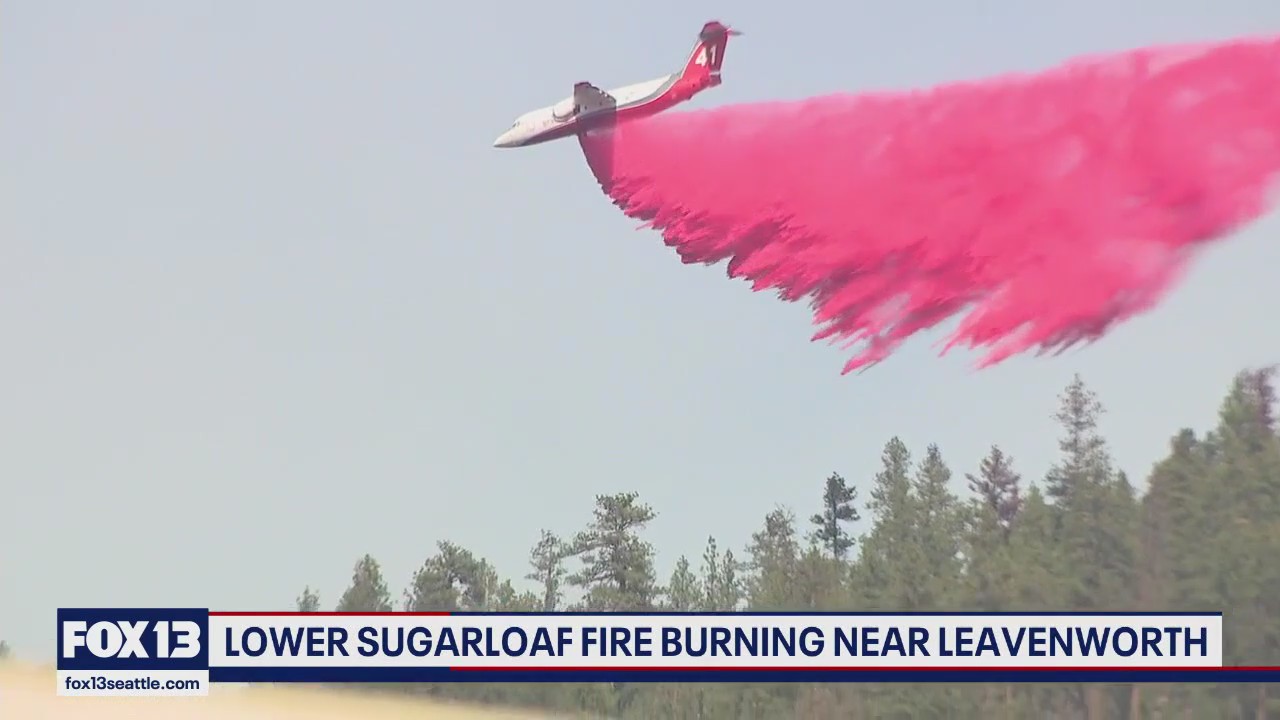 Wildfires continue to burn in Chelan County; Blewett Pass remains closed