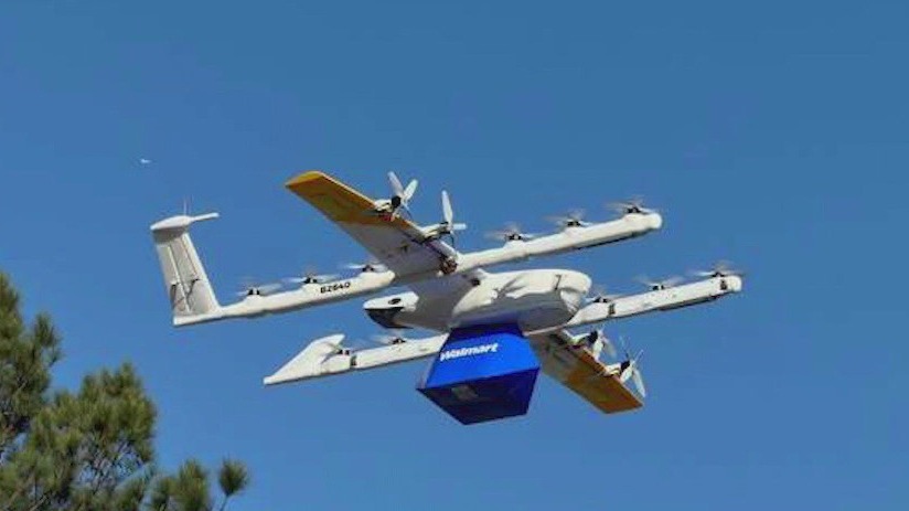 Walmart drones making deliveries OTP
