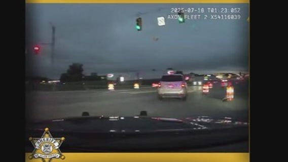 Police chase video of stolen SUV with child inside