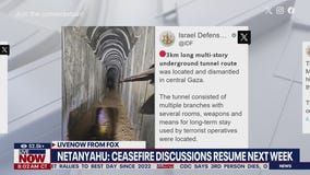 Miles-long tunnel destroyed under Gaza City