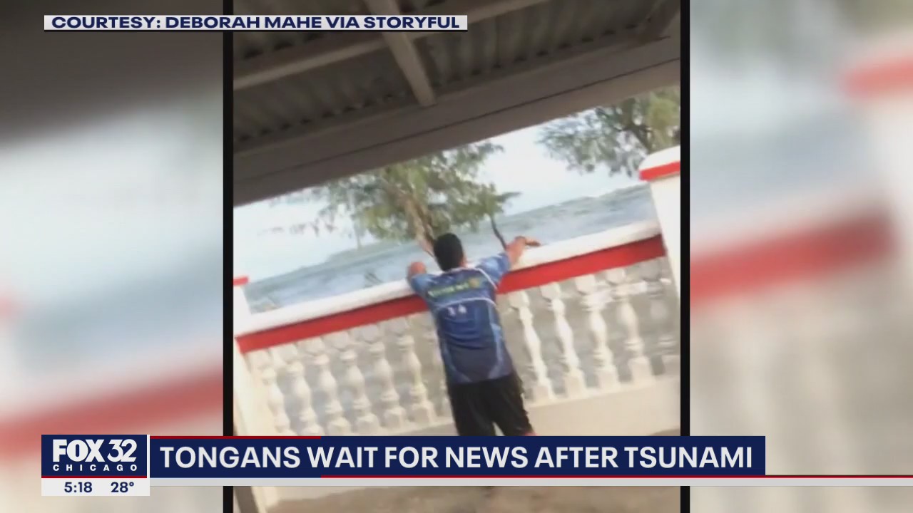 Tongans wait for news after tsunami