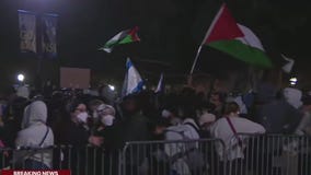 UCLA protesters getting support from outside