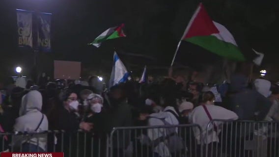 UCLA protesters getting support from outside
