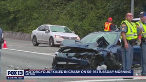 Motorcyclist killed in crash on SR-161 Tuesday morning