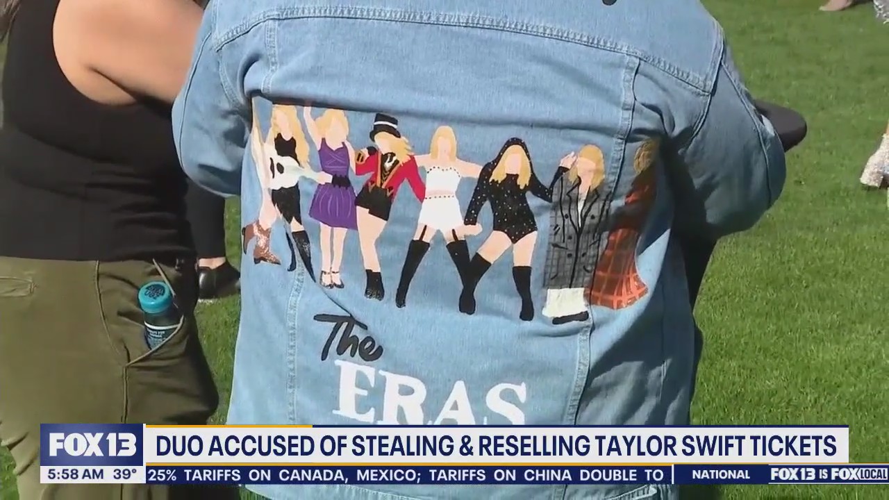 Duo accused of stealing, reselling Taylor Swift tickets