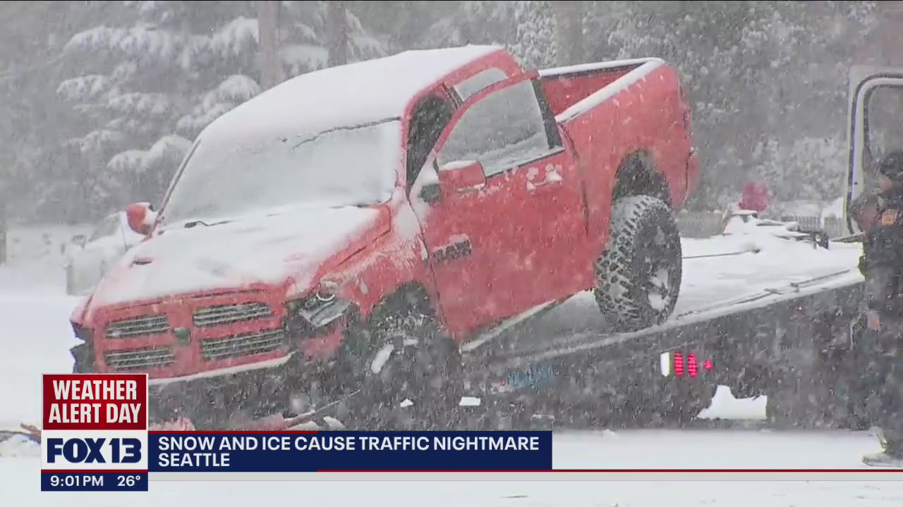 WSP responded to nearly 280 crashes in King County since snow storm