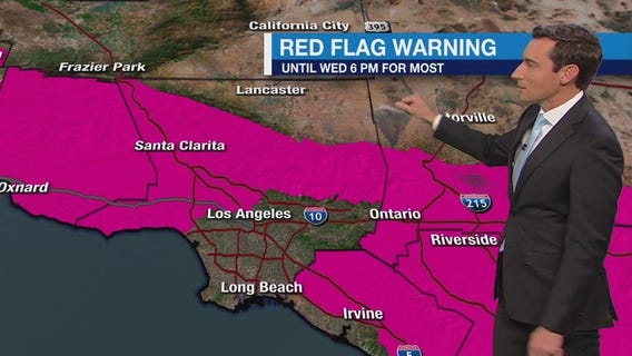 Dangerous winds, Red Flag Warnings continue