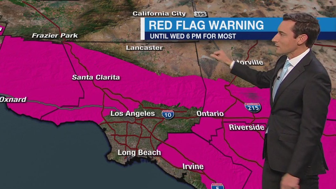 Dangerous winds, Red Flag Warnings continue