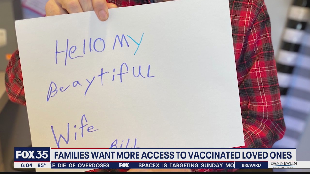 Families want more access to vaccinated loved ones
