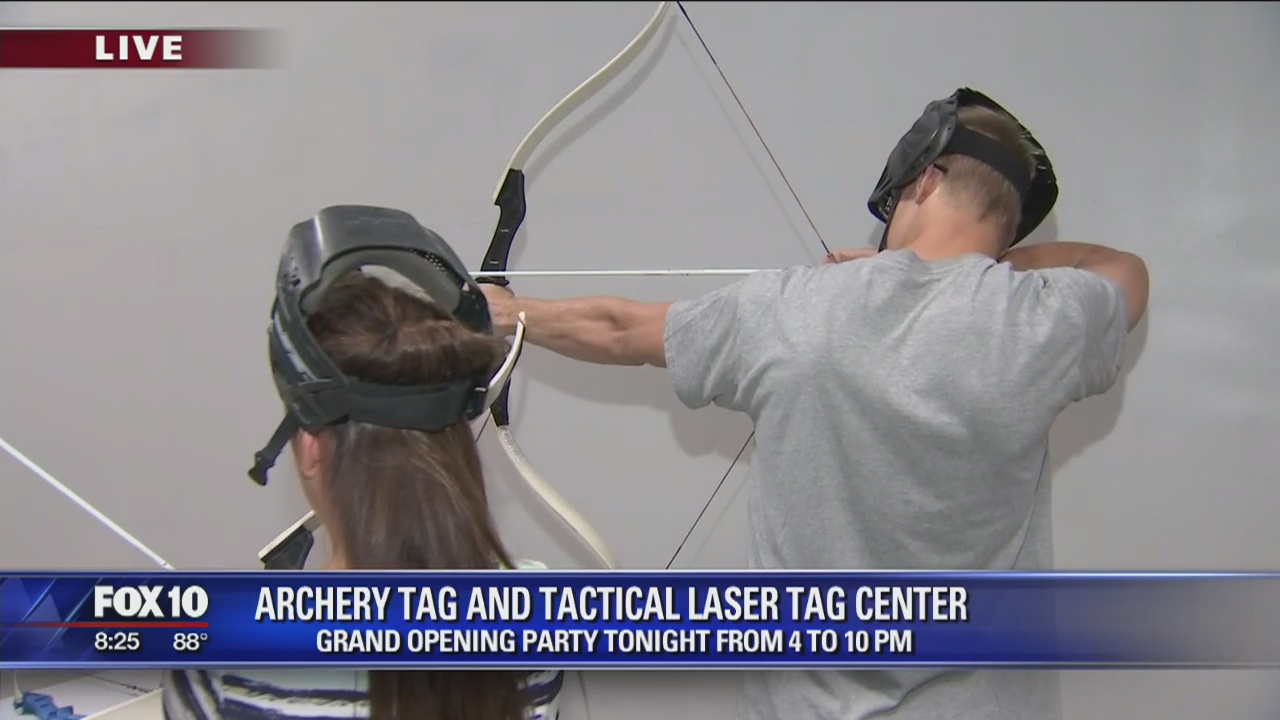 Archery and laser tag at M2PTactical