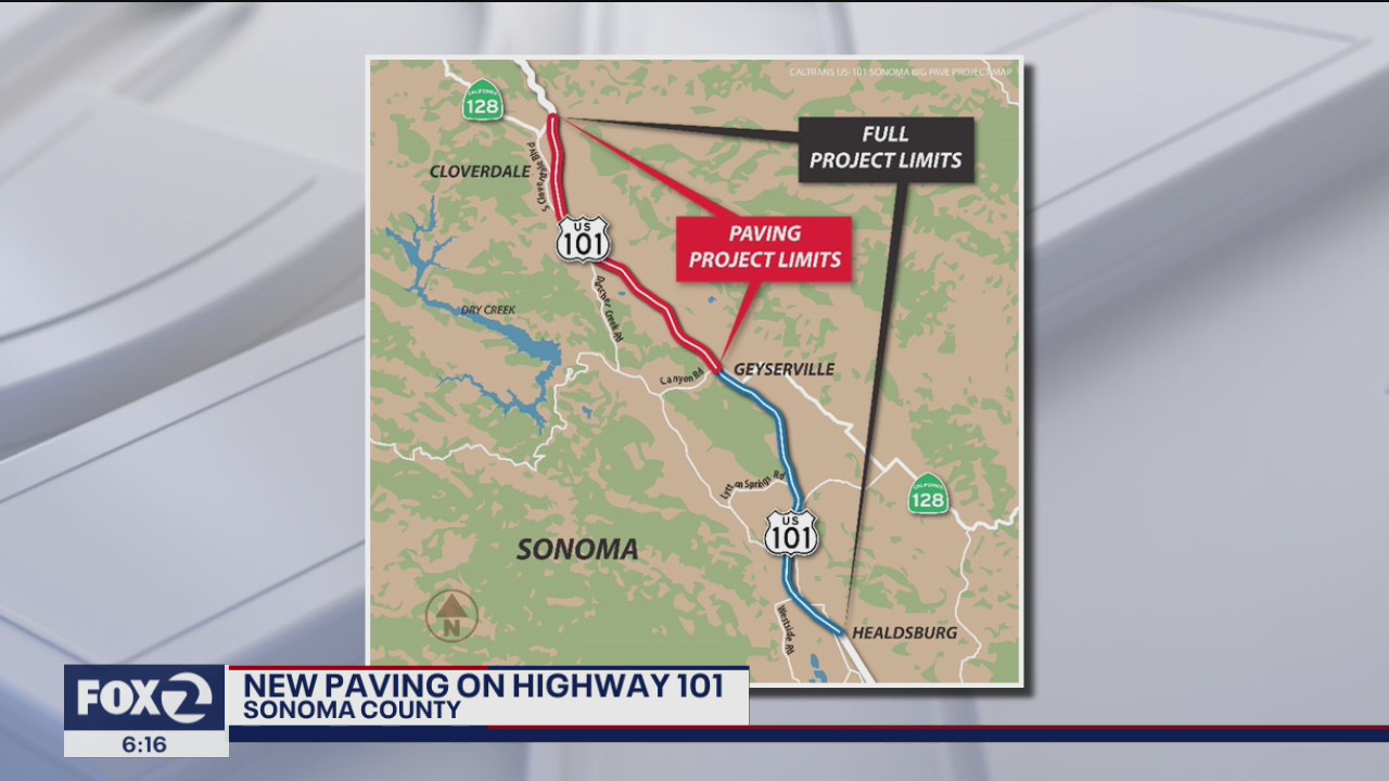 New paving on Highway 101 begins this week