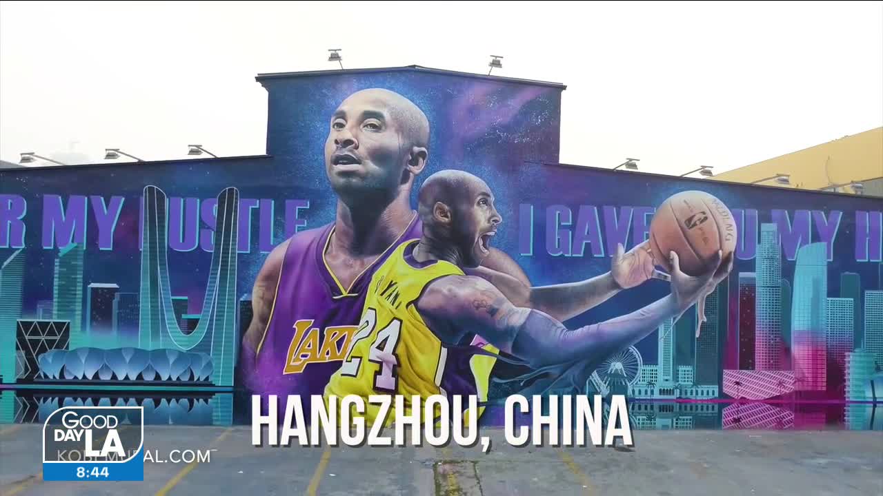 Remembering Kobe through art