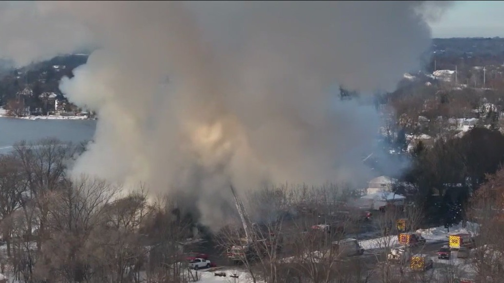 Firefighters battle blaze at Bass Bay Brewhouse