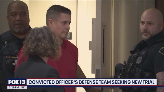 Convicted officer's defense team seeking new trial