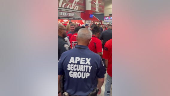 Handcuffed Buffalo Bills Fan Carted Out of Texans Stadium