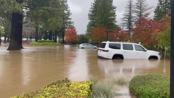 Scenes from Santa Rosa as atmospheric river drenches North Bay
