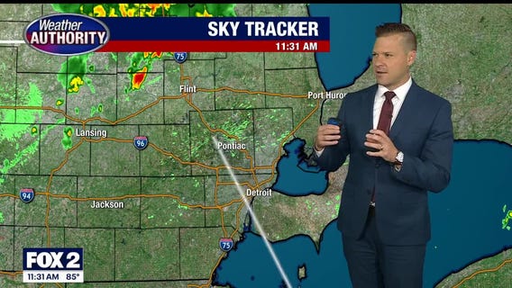 Rain and scattered storms are likely today especially later