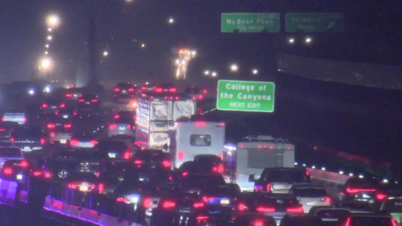 Traffic hazards amid Christmas storms