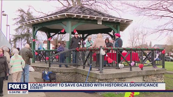 Everett locals fight to save gazebo with historical significance