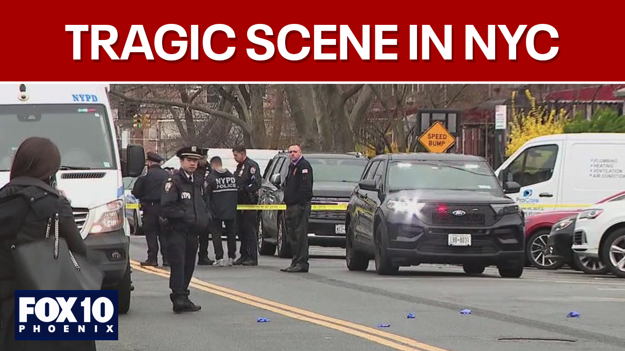 Several kids found stabbed in NYC; man shot by police