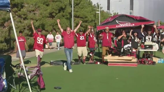 Cardinals fans pack the stadium, celebrate victory over the Vikings