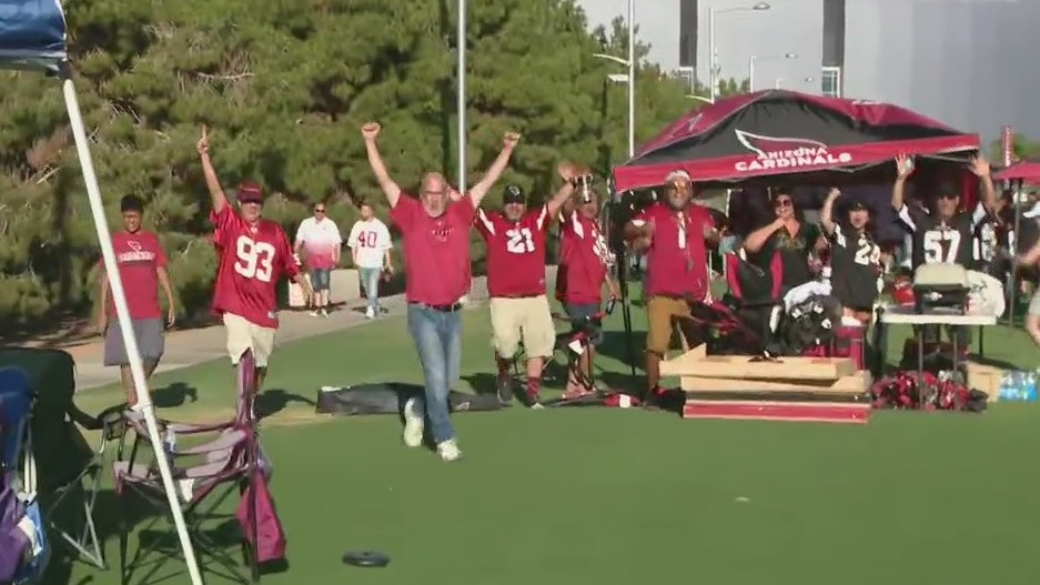 Cardinals fans pack the stadium, celebrate victory over the Vikings