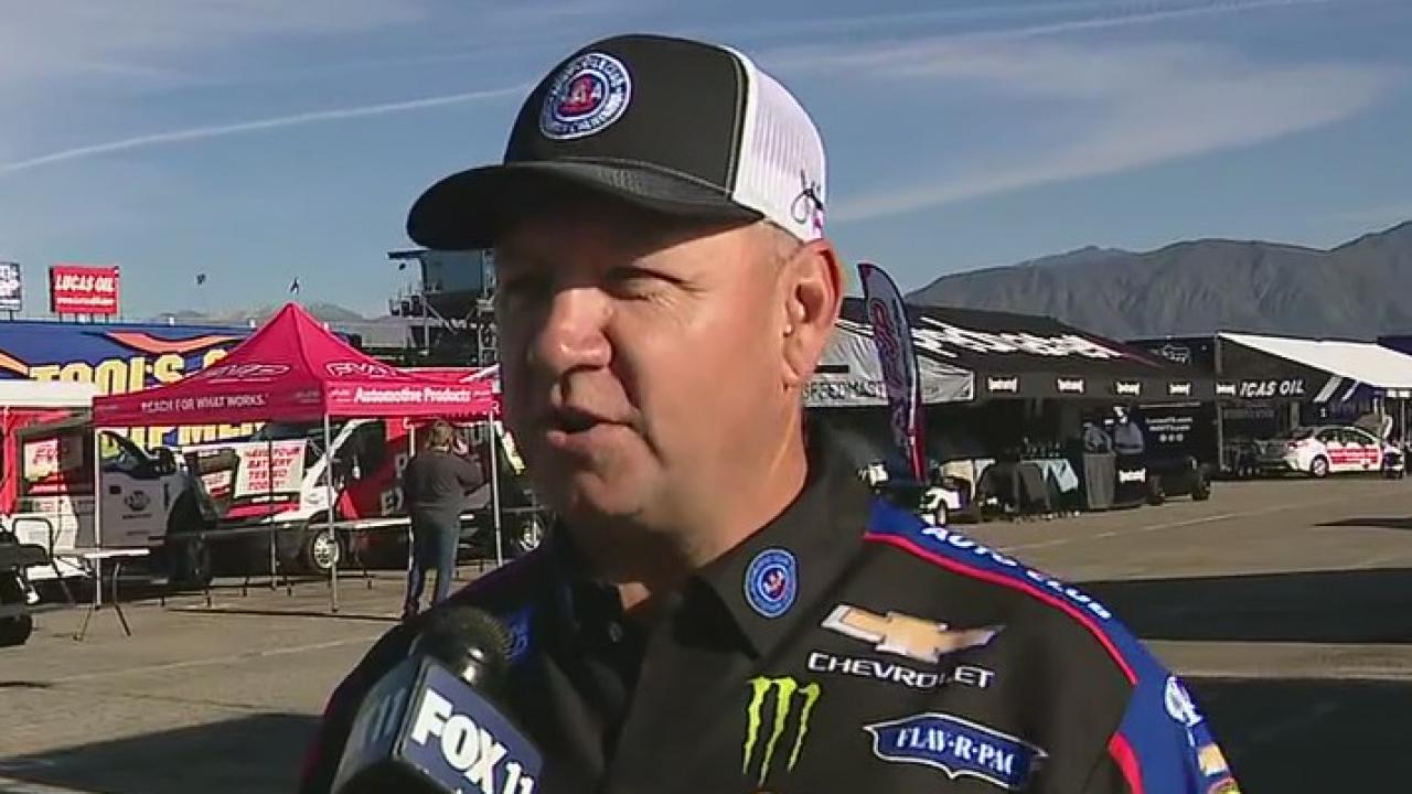 NHRA Finals happening in Pomona on Veterans Day weekend