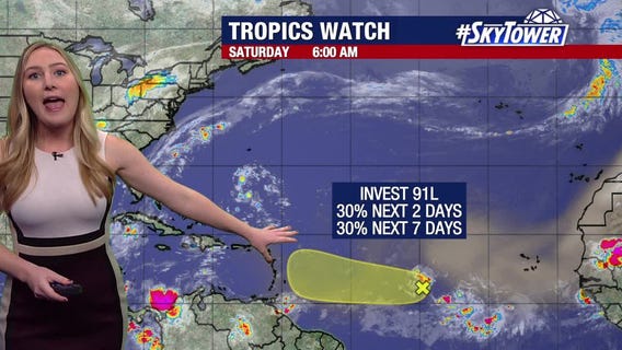 Tracking the possible path of Invest 91L