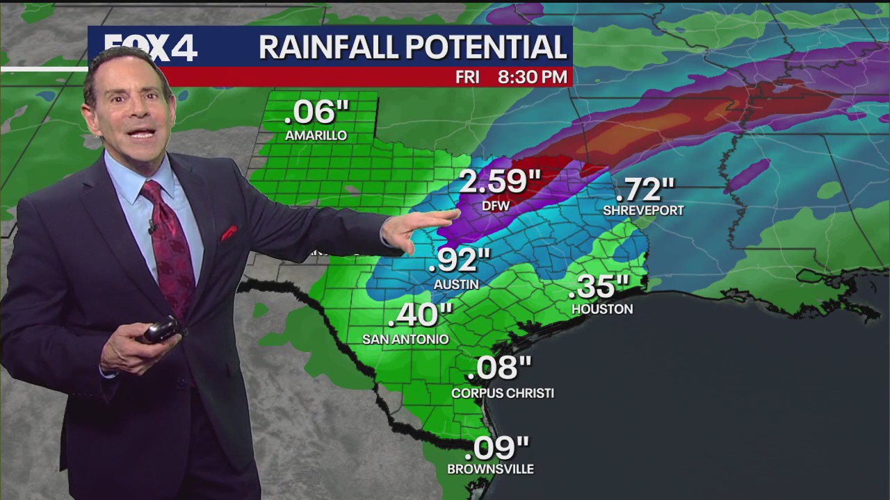 Dallas weather: Jan 29 morning forecast