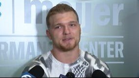 Lions Aidan Hutchinson talks Divine Child football in state final