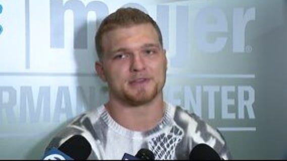 Lions Aidan Hutchinson talks Divine Child football in state final