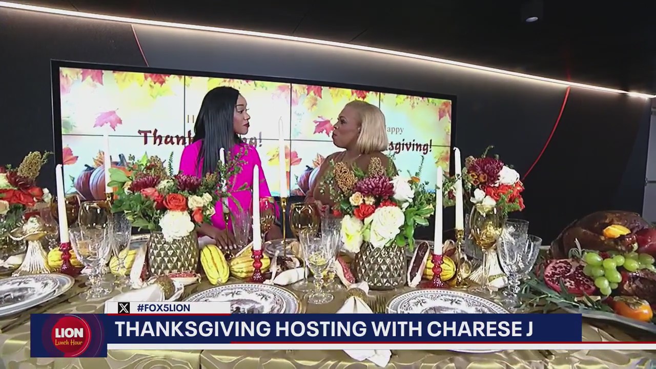 Thanksgiving hosting with Charese J