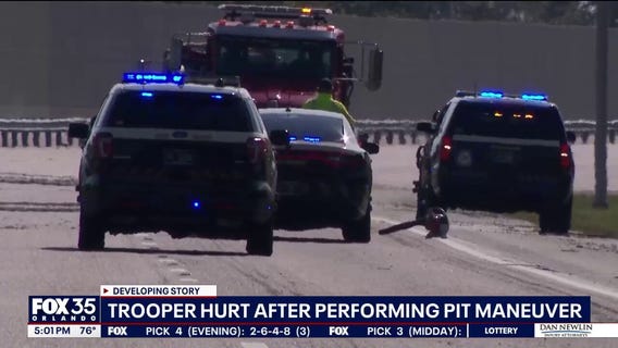 Trooper injured after pursuit on I-95 in Brevard County