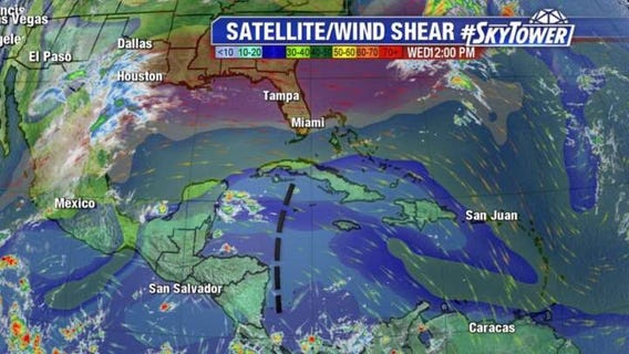 Today's tropical weather forecast