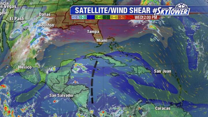 Today's tropical weather forecast