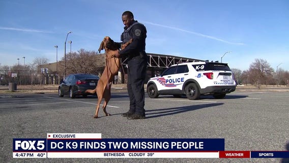 DC police K9 helps find 2 missing people