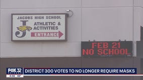 Suburban School District 300 votes to no longer require masks