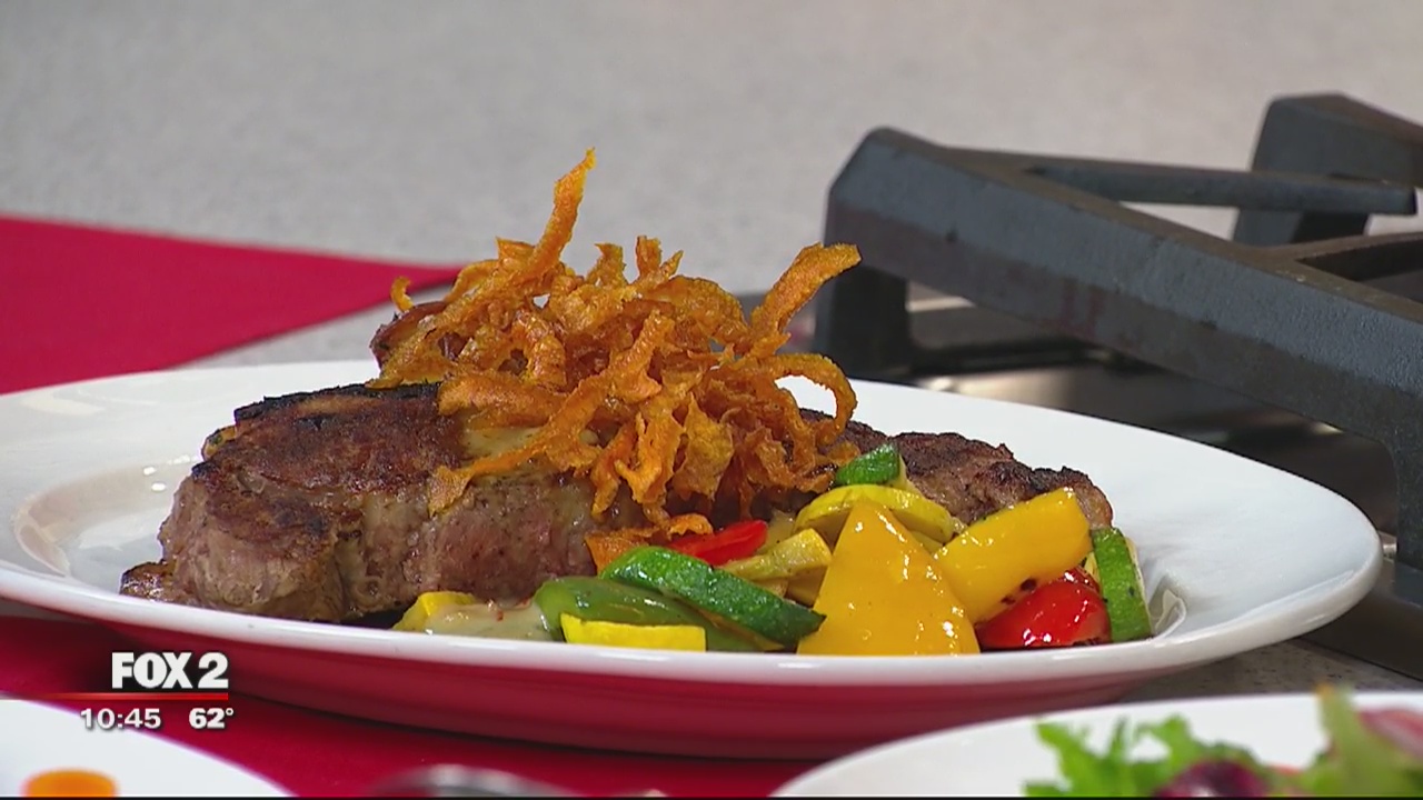 Andiamo shows us how to make NY strip steak at home