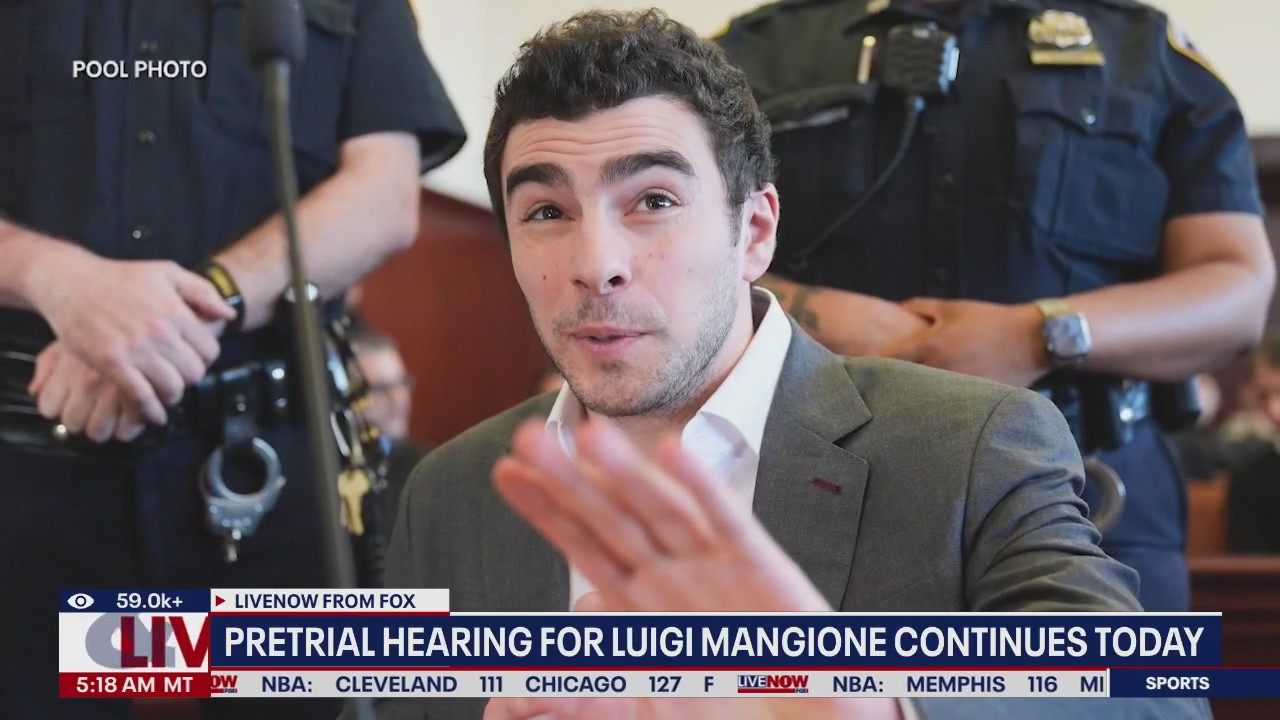 Pretrial hearing for Luigi Mangione continues