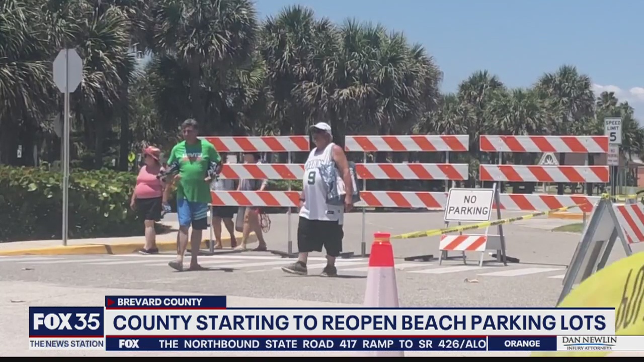 Brevard County begins opening beach parking lots