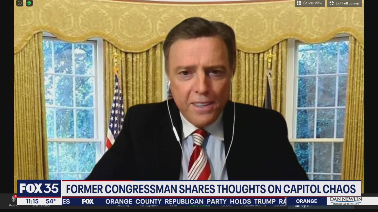 Former congressman shares thoughts on chaos at Capitol Hill