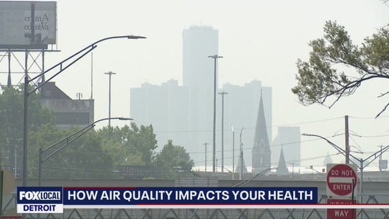 Canadian wildfires impact SE Michigan air quality
