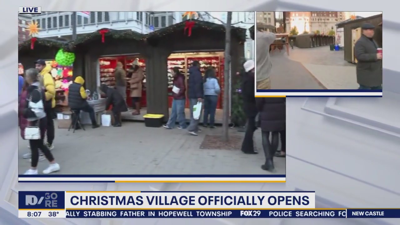 Christmas Village opens in Philadelphia