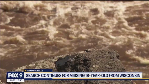 Search continues for missing 18-year-old in St. Croix River