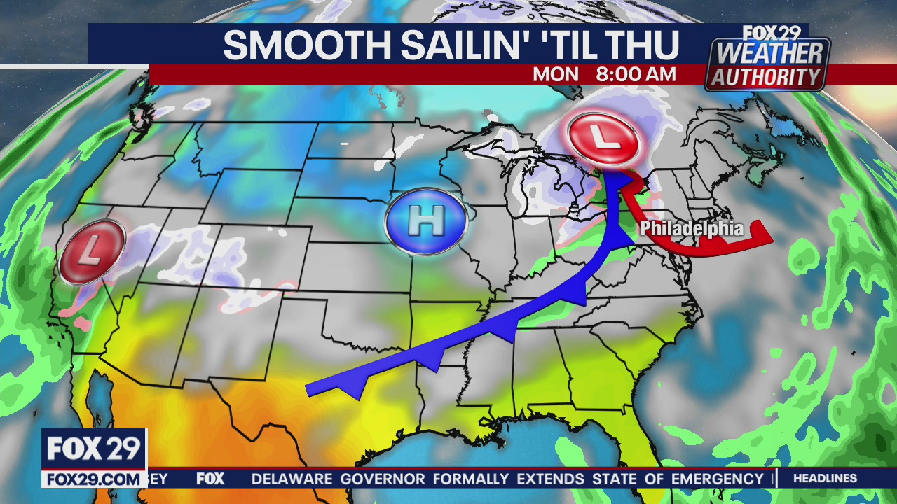 FOX 29 Weather Authority 7-day forecast