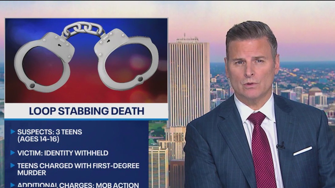 3 teens charged in deadly downtown Chicago stabbing