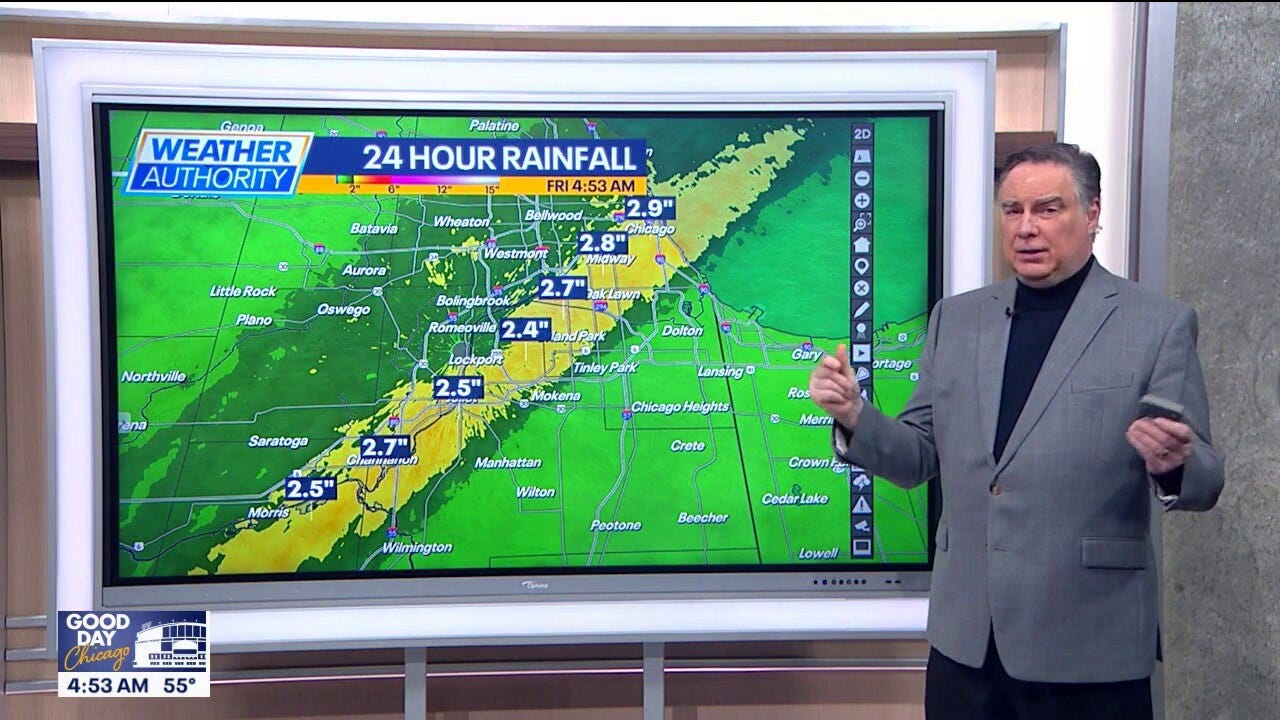 Heavy rain brings flooding across Chicago area