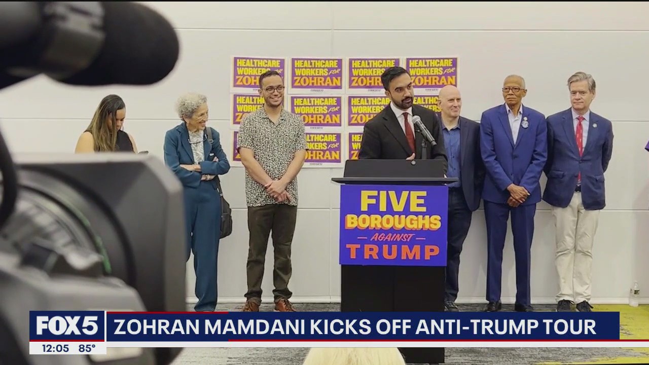 Zohran Mamdani's 'Five Boroughs Against Trump' tour